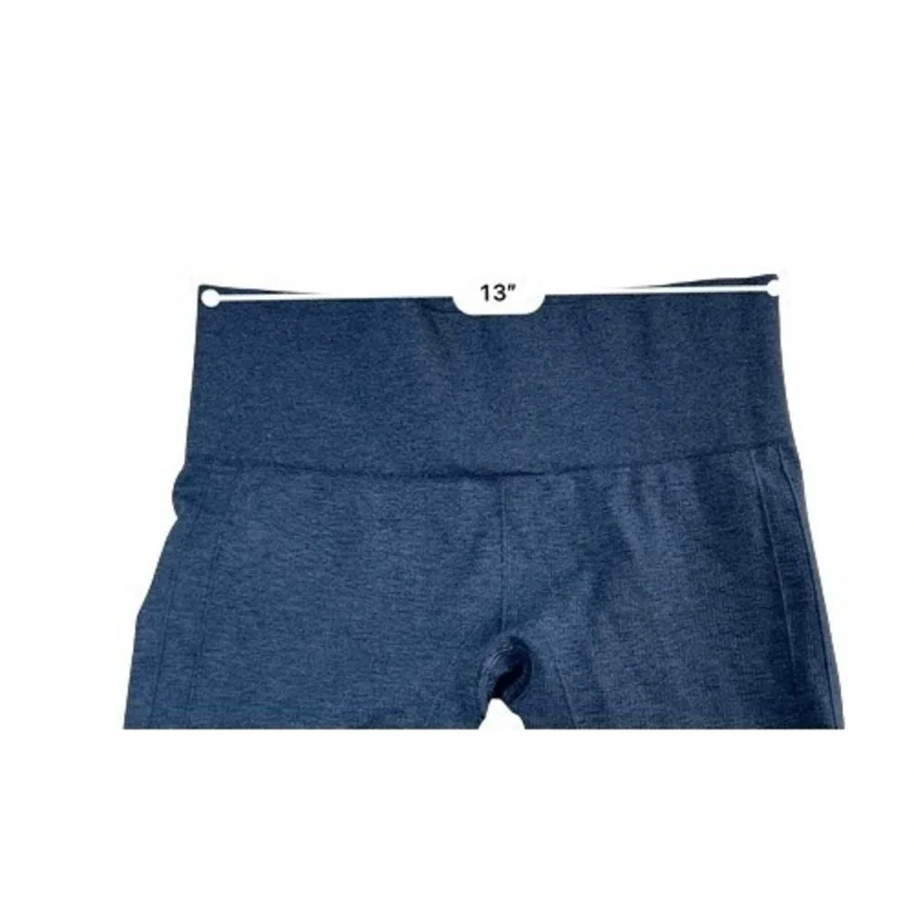 Lululemon Ebb & Flow Street Cropped Seamless Leggings 6 Blue Activewear‎
